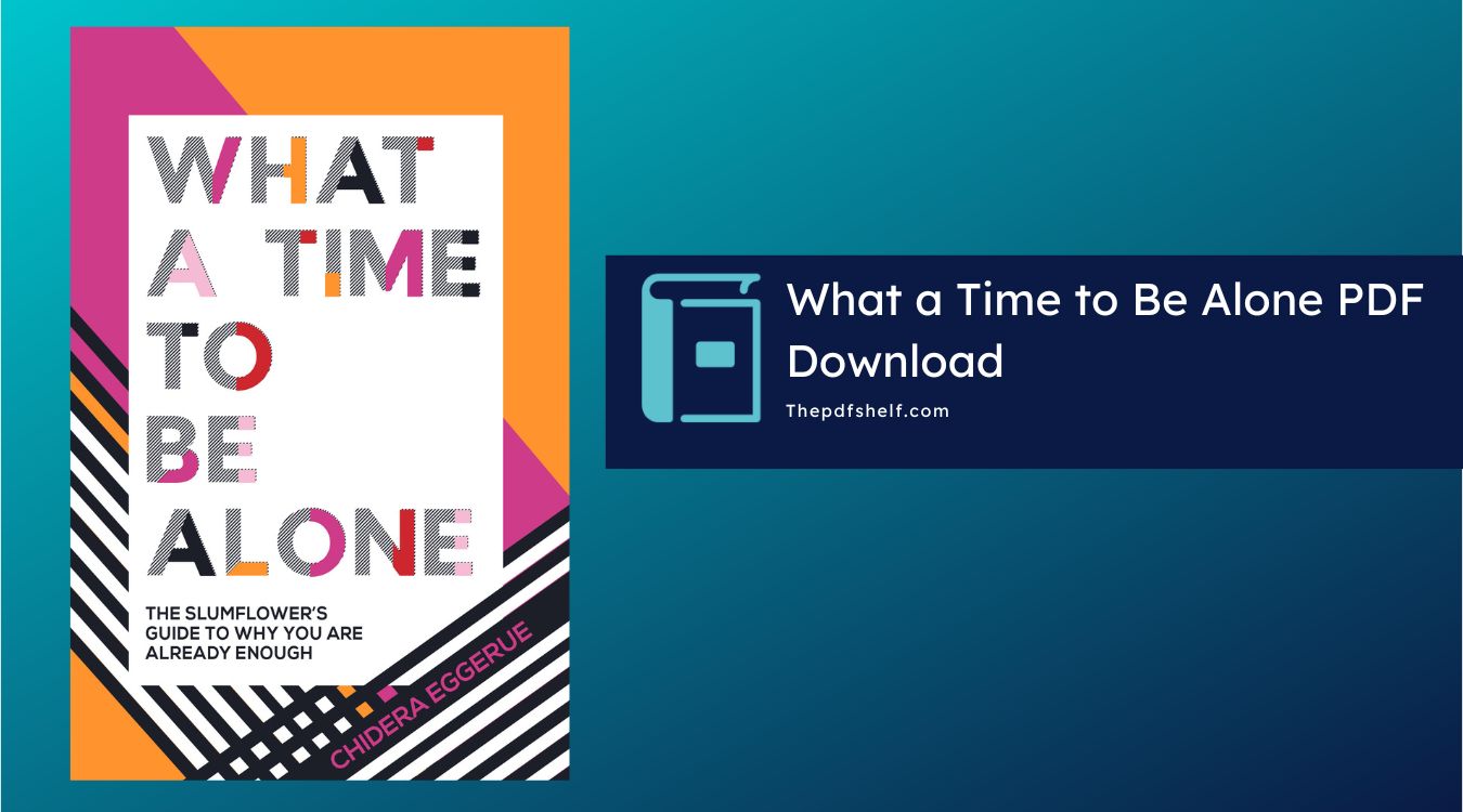 What a Time to Be Alone pdf-front