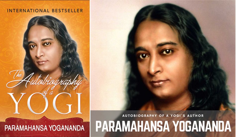Autobiography of a Yogi author with book cover