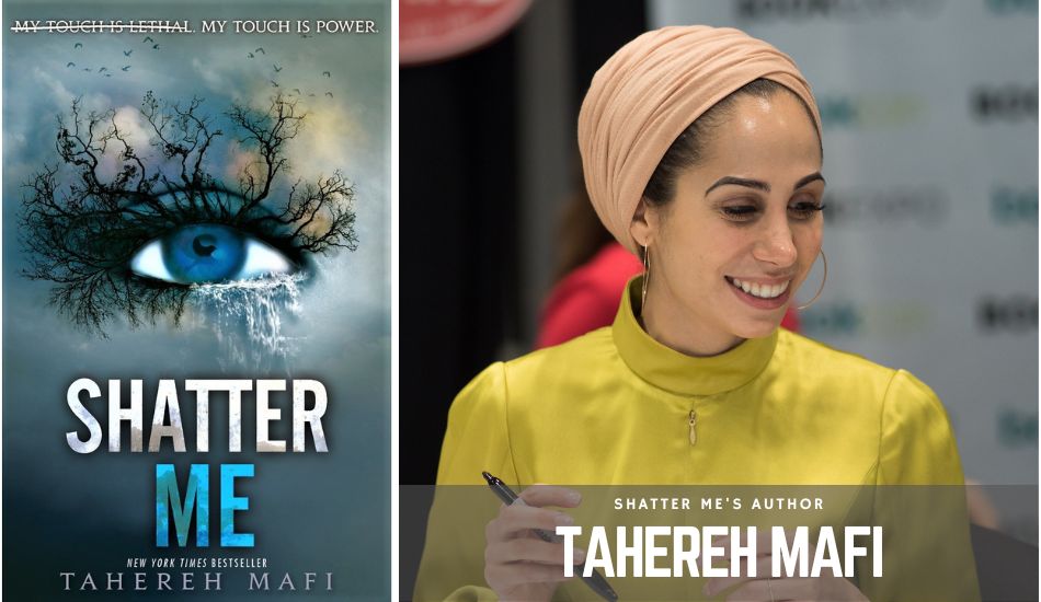 Shatter Me author with book cover