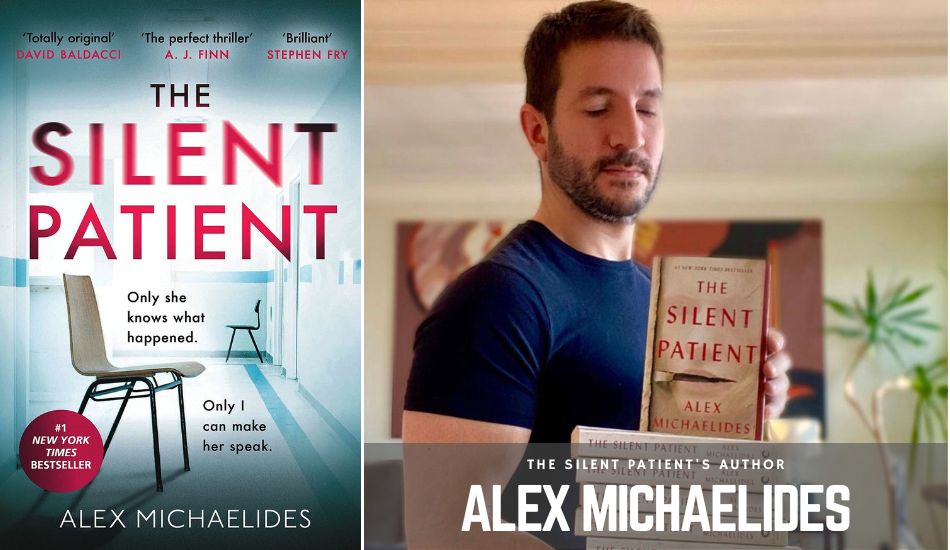 The Silent Patient PDF-author with book